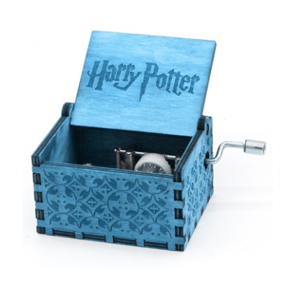 Hrací skříňka Harry Potter modrá