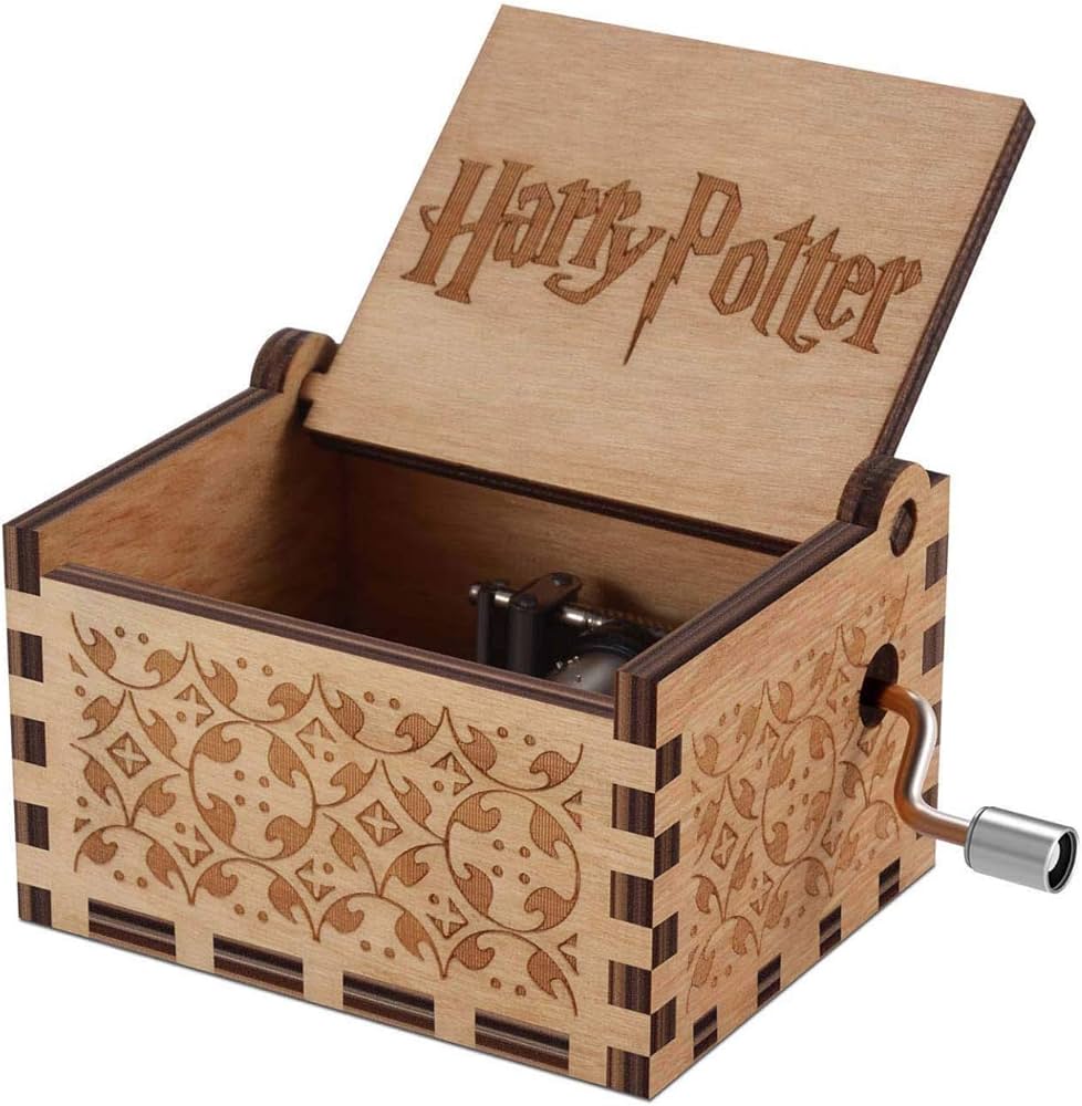 Hrací skříňka Harry Potter dřevěná